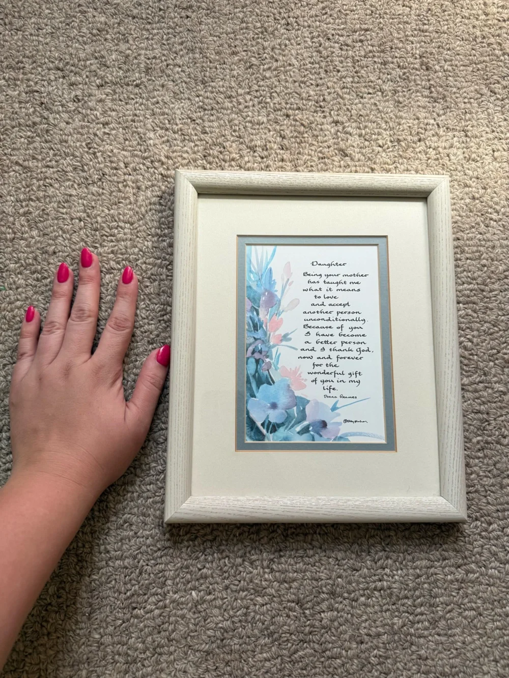 Framed Daughter Wall Art